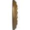 Ekena Millwork Olivia Ceiling Medallion (Fits Canopies up to 2 1/8"), Hand-Painted Pale Gold, 7 7/8"OD x 1 1/8"P CM07OLPAS - alternate 4